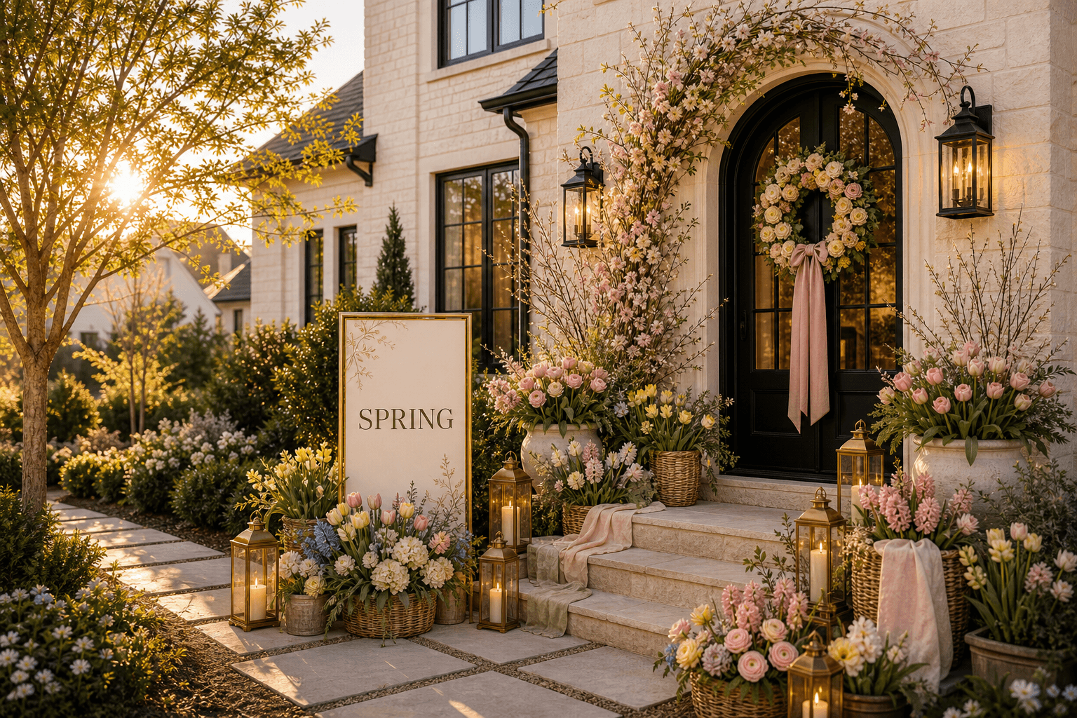 A focused single-surface install on a residential entry by Arbor & Ember